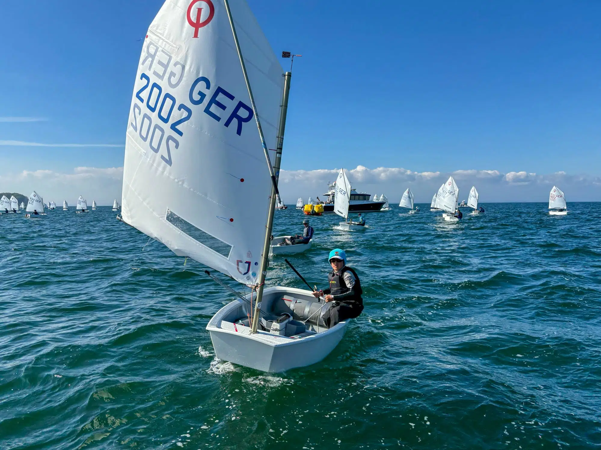 Qualifikation zur Opti-Weltmeisterschaft für Nicolas Troeger