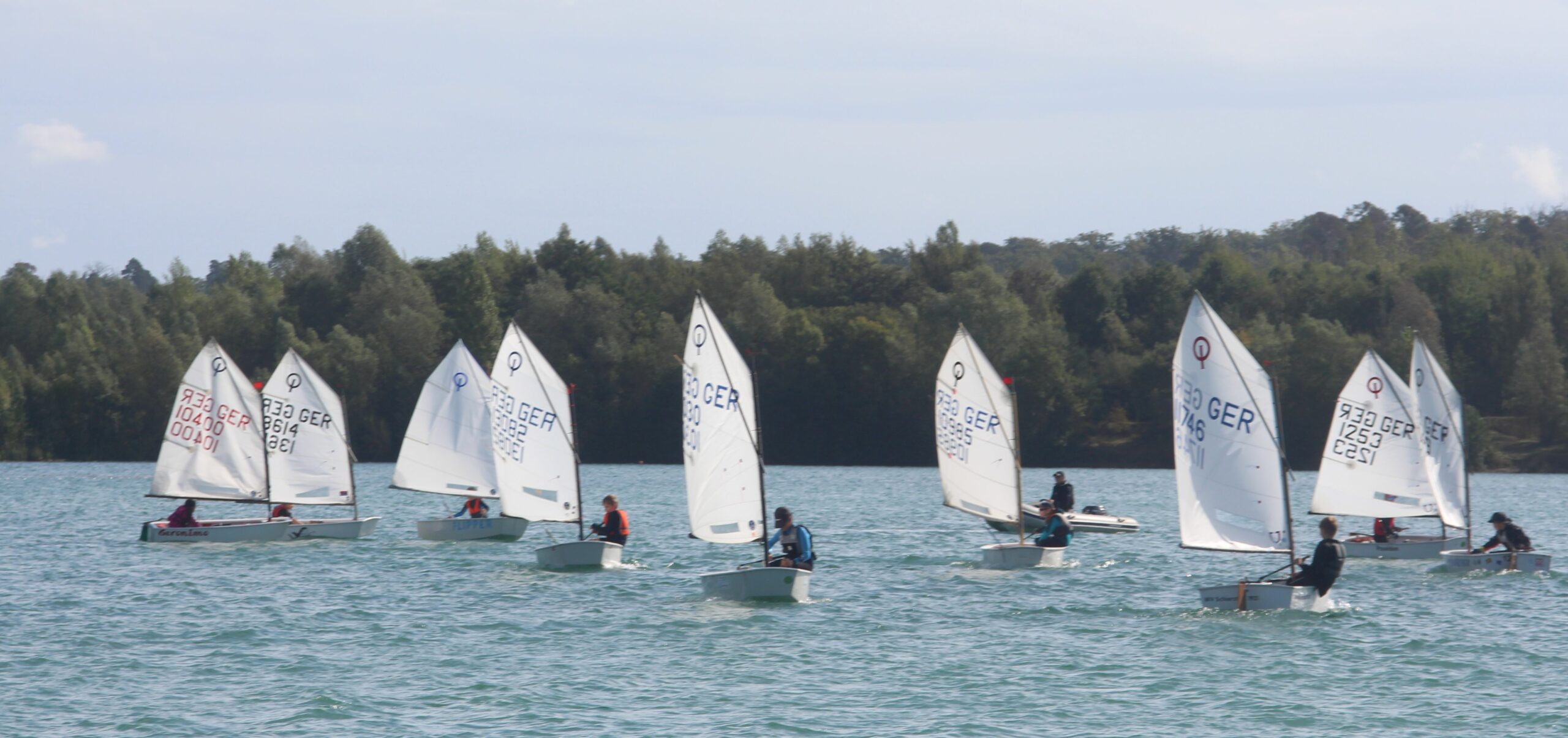 Offenes Training der Optimisten des HSeV 13.09.2025 auf dem Langener Waldsee