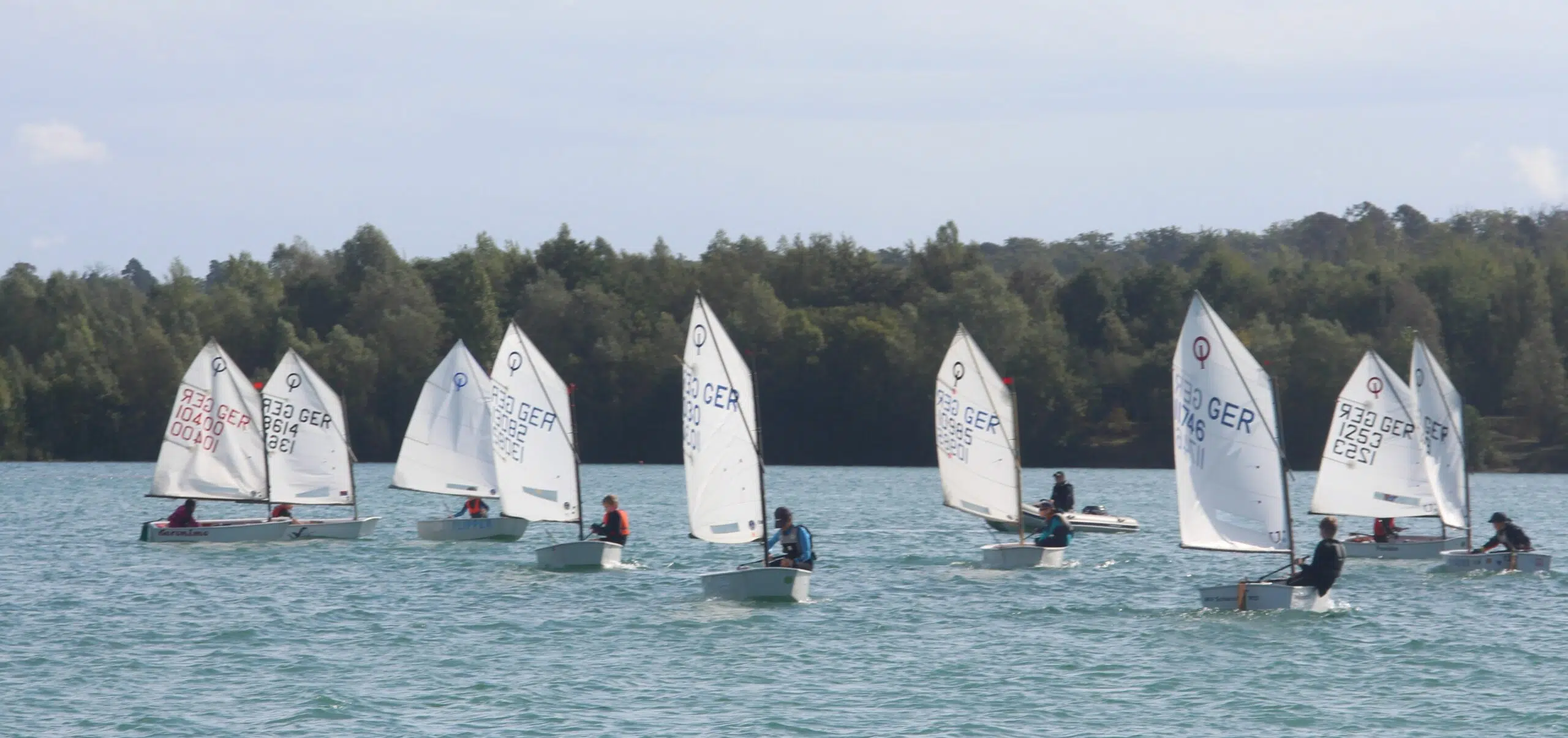 Offenes Training der Optimisten des HSeV 13.09.2025 auf dem Langener Waldsee